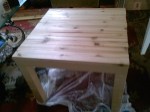 glue the wood