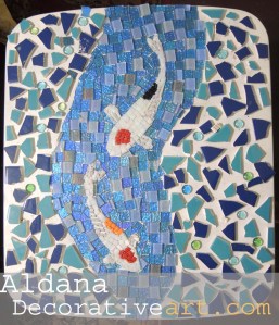 "The Beauty" My koi Mosaic