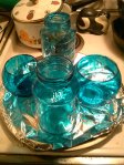 Getting ready to bake the glass