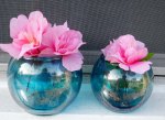 2 Vases DIy Mercury glass