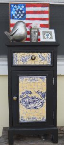 Little Mosaic cabinet Finally Done!
