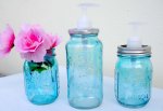 Colored mason jars