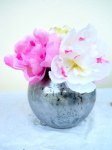 5 inch Faux Mercuy Glass vase