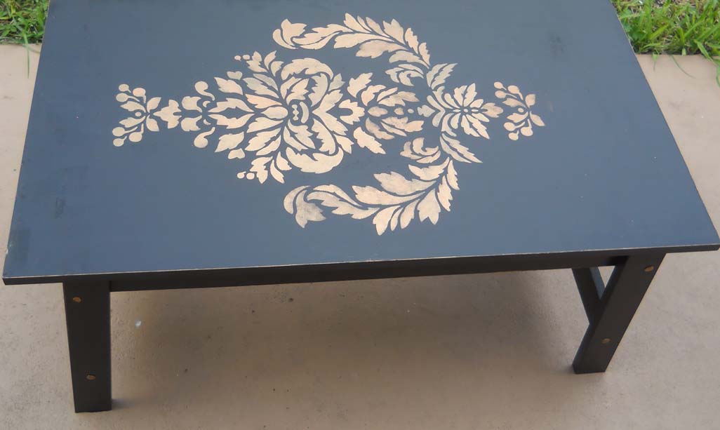 The black coffee table