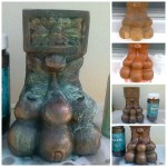 Lion Paw :From Raw wood to Aged Metal